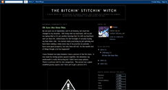 Desktop Screenshot of bitchinstitchinwitch.blogspot.com