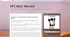 Desktop Screenshot of gonfsmostwanted.blogspot.com