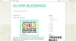 Desktop Screenshot of oliverblessings.blogspot.com