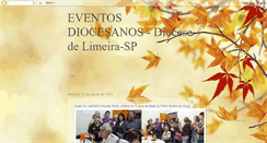 Desktop Screenshot of eventosdiocesanos.blogspot.com