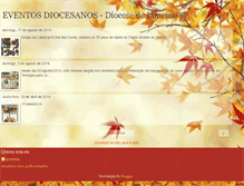 Tablet Screenshot of eventosdiocesanos.blogspot.com