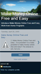 Mobile Screenshot of make-money-online-free-easy.blogspot.com
