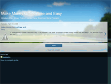 Tablet Screenshot of make-money-online-free-easy.blogspot.com