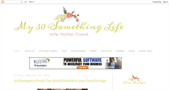 Desktop Screenshot of my30somethinglifewifemotherandfriend.blogspot.com