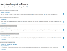 Tablet Screenshot of maryinfrance.blogspot.com