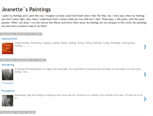 Tablet Screenshot of jeanettespaintings.blogspot.com