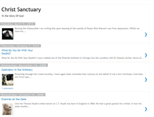 Tablet Screenshot of christsanctuary.blogspot.com