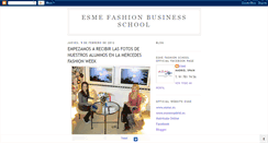 Desktop Screenshot of esmefashionbusinesschool.blogspot.com