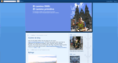 Desktop Screenshot of elcamino2009.blogspot.com