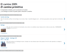 Tablet Screenshot of elcamino2009.blogspot.com