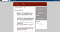 Desktop Screenshot of allaboutwebsites.blogspot.com