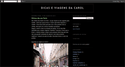 Desktop Screenshot of dicaseviagensdacarol.blogspot.com