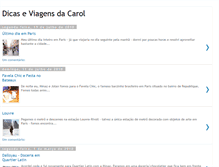 Tablet Screenshot of dicaseviagensdacarol.blogspot.com