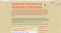 Desktop Screenshot of lorotaspoliticaseverdades.blogspot.com