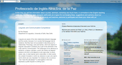 Desktop Screenshot of ingleslapaz.blogspot.com