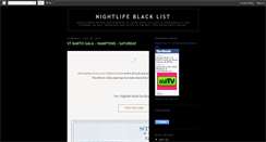 Desktop Screenshot of nightlifeblacklist.blogspot.com