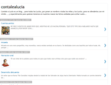 Tablet Screenshot of contalealucia.blogspot.com