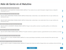 Tablet Screenshot of moledegenteenelmatutino.blogspot.com
