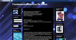 Desktop Screenshot of fundamentosbasicosdedatos.blogspot.com