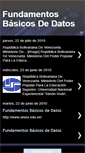 Mobile Screenshot of fundamentosbasicosdedatos.blogspot.com