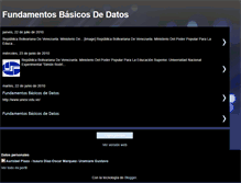 Tablet Screenshot of fundamentosbasicosdedatos.blogspot.com