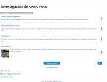 Tablet Screenshot of investigoseresvivos.blogspot.com