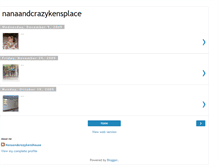 Tablet Screenshot of nanaandcrazykensplace.blogspot.com