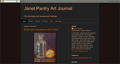 Desktop Screenshot of janetpantryart.blogspot.com