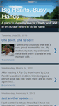 Mobile Screenshot of bigheartsbusyhands.blogspot.com