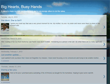 Tablet Screenshot of bigheartsbusyhands.blogspot.com