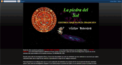 Desktop Screenshot of la-piedra-del-sol.blogspot.com