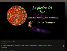 Tablet Screenshot of la-piedra-del-sol.blogspot.com