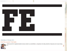 Tablet Screenshot of fe-magazine.blogspot.com