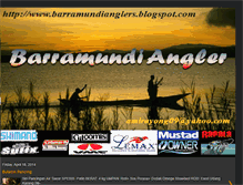 Tablet Screenshot of barramundianglers.blogspot.com