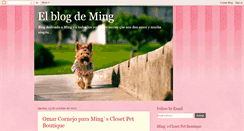 Desktop Screenshot of ming-yorkshireterrier.blogspot.com