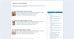 Desktop Screenshot of organicspicesprice.blogspot.com