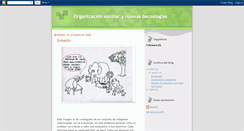 Desktop Screenshot of organizacionescolarynuevastecnologias.blogspot.com