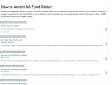 Tablet Screenshot of dawnafundraiser.blogspot.com