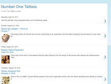 Tablet Screenshot of number-one-tattoos.blogspot.com