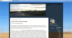 Desktop Screenshot of colombiacalling.blogspot.com