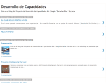 Tablet Screenshot of capacidadesjaca.blogspot.com