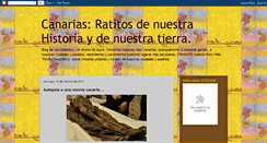 Desktop Screenshot of canariasratitosdenuestrahistoria.blogspot.com