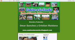 Desktop Screenshot of caminoalacancha.blogspot.com