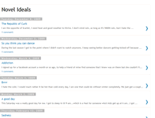 Tablet Screenshot of novelideals.blogspot.com
