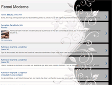 Tablet Screenshot of femeimoderne.blogspot.com