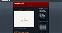 Desktop Screenshot of footballunited.blogspot.com