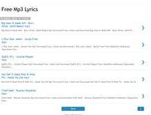 Tablet Screenshot of lyrics-mediafire.blogspot.com