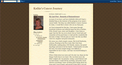 Desktop Screenshot of kathiescancerjourney.blogspot.com