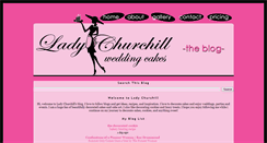 Desktop Screenshot of ladychurchillweddingcakes.blogspot.com