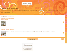 Tablet Screenshot of hechoencasaperu.blogspot.com